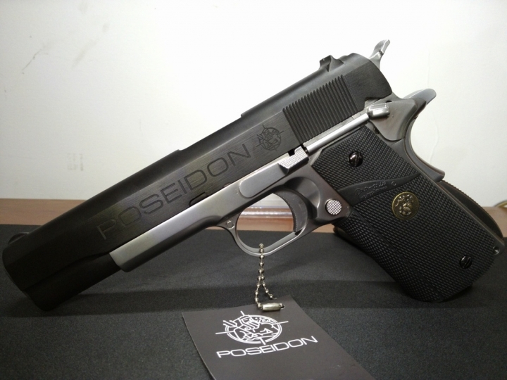 [開箱]海神POSEIDON Custom M1911 Platinum Edition白金限定版