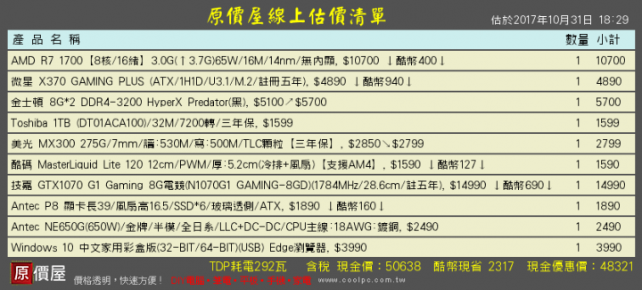 45k 水冷 請幫我看看有沒有問題
