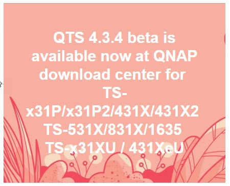 QNap ARM based NAS 4.3.4 beta 釋出.