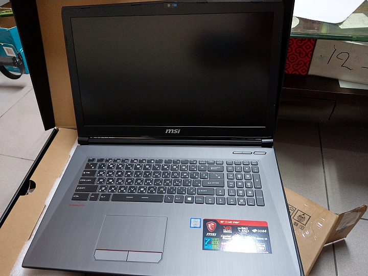 GF72VR 7RF簡單開箱