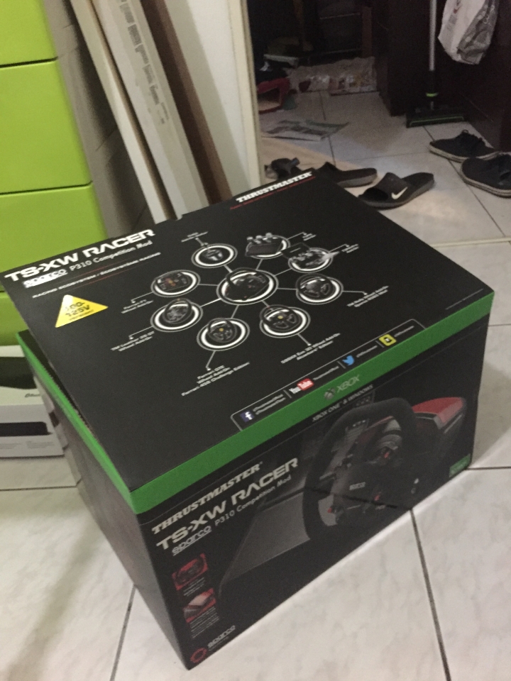 全台首發!!Thrustmaster TS-XW Racer SPARCO p310賽車方向盤+ap2賽車架+Bose QC35消噪耳機+Bose Solo 5 電視音響開箱