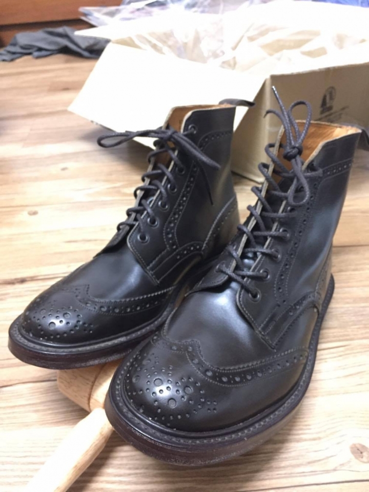 [哪尼開箱] 日本樂天二手 Tricker's stow espresso 驚奇!!!