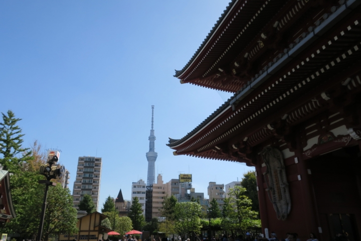 [東京]淺草豪景之近觀晴空塔＆雷門