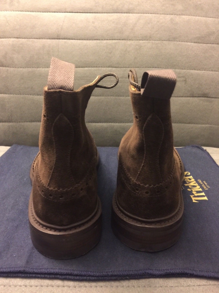 Tricker's Brogue Derby Boots开箱