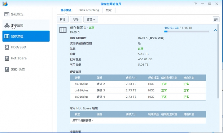 Synology NAS btrfs/ext4 筆記