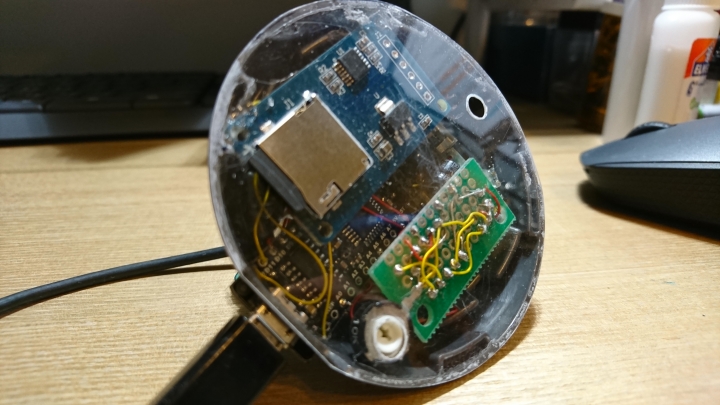 渣古頭 (Exceed Model : Zaku Head) 發光＋發聲＋遙控/自動追蹤改造。