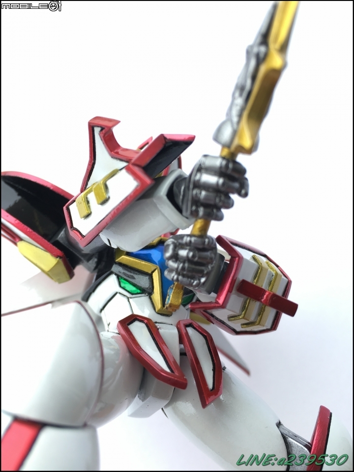 (GK分享-圖多) 魔動王 グランゾート 超級火王 大地 魔動槍 金屬色塗裝 超級光能使者