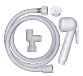 請問屁屁沖洗器的三通材質和沖洗器形狀