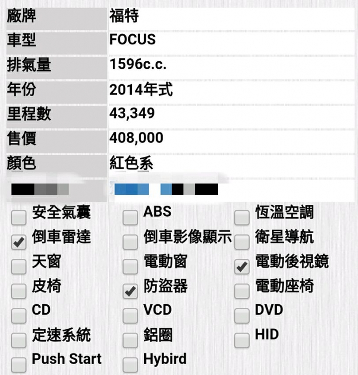 focus 看車建議？