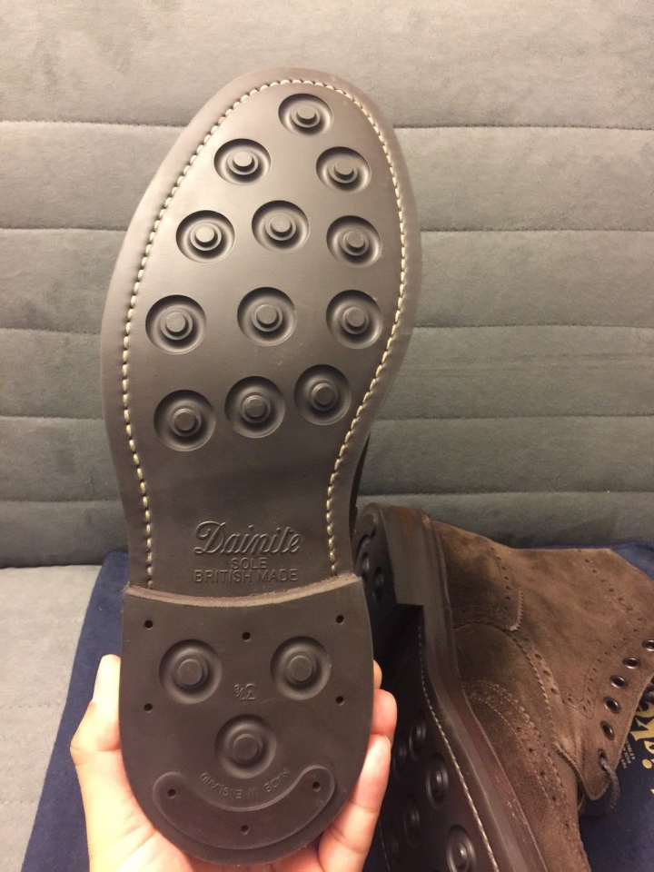 Tricker's Brogue Derby Boots开箱