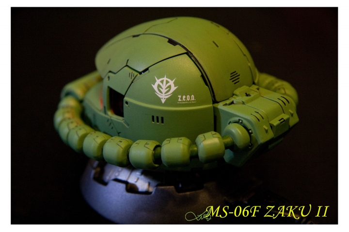 渣古頭 (Exceed Model : Zaku Head) 發光＋發聲＋遙控/自動追蹤改造。