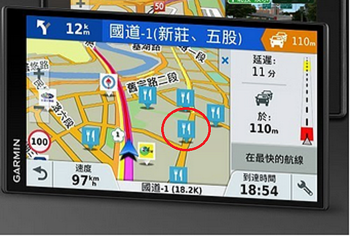 Garmin DriveSmart™ 61 可以關閉地圖上的餐廳圖示嗎？
