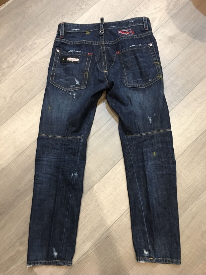 「黑五開箱第三彈」Dsquared2 類tidy biker牛仔褲&螢光綠拖鞋