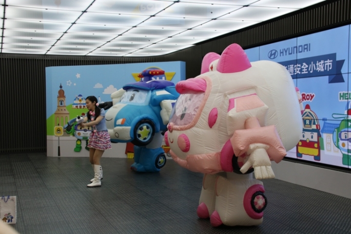 大人小孩都兼顧的Hyundai 波力交通安全小城市活動(建議以後可以多多舉辦!)