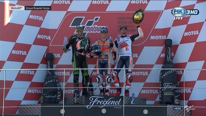 2017 MOTOGP年度冠軍Marquaz瓦倫西亞站順利封王
