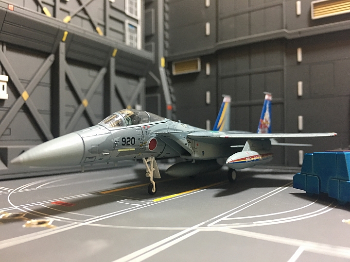 Tomytec 1/144 F-15+壽屋格納庫