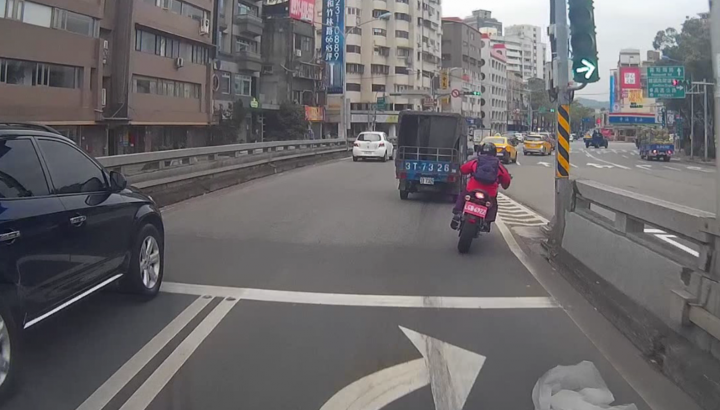 多數的 重機都這樣....怎麼 爭路權 ??