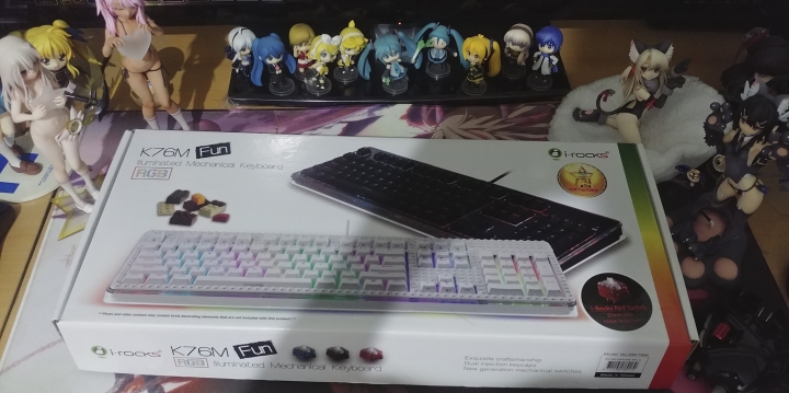 i-Rocks K76M RGB 不太吵的機械式鍵盤開箱