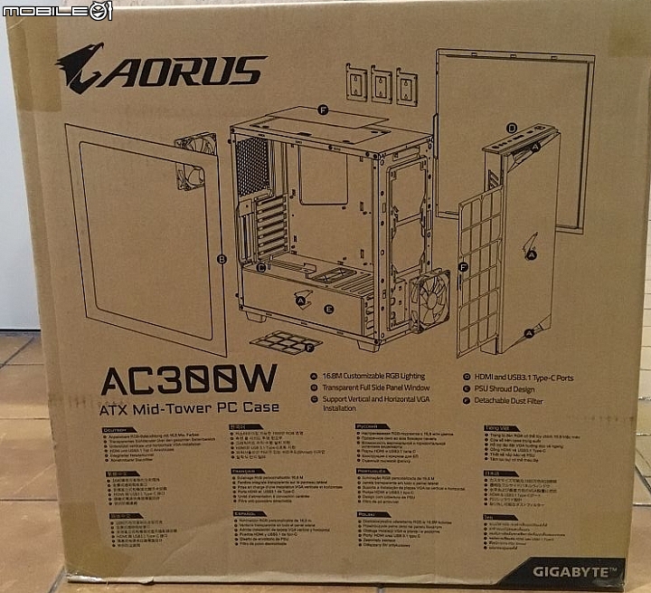 信仰の殼，技嘉AORUS鷹神崛起加入機殼戰局 GP-AC300W 開箱
