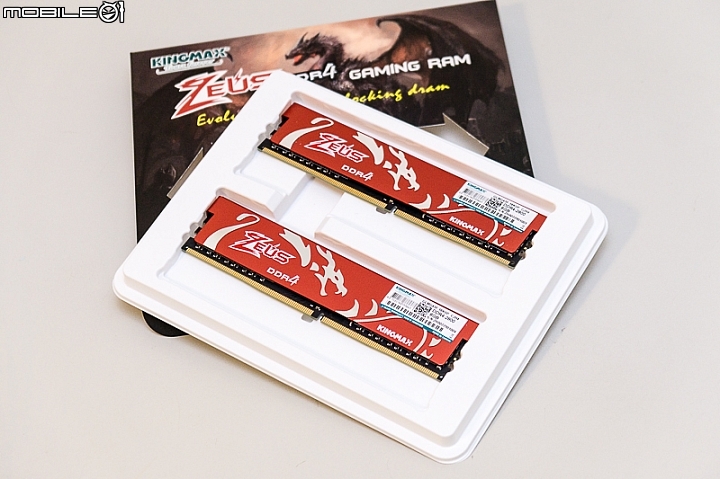 KINGMAX Zeus Dragon DDR4記憶體入手簡測
