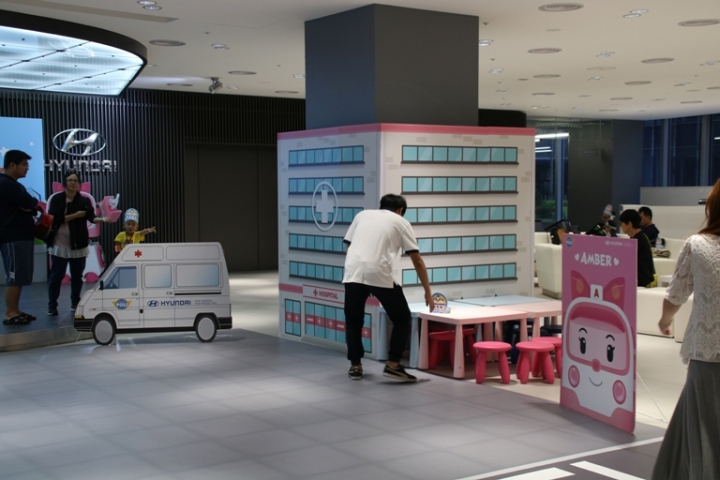 大人小孩都兼顧的Hyundai 波力交通安全小城市活動(建議以後可以多多舉辦!)