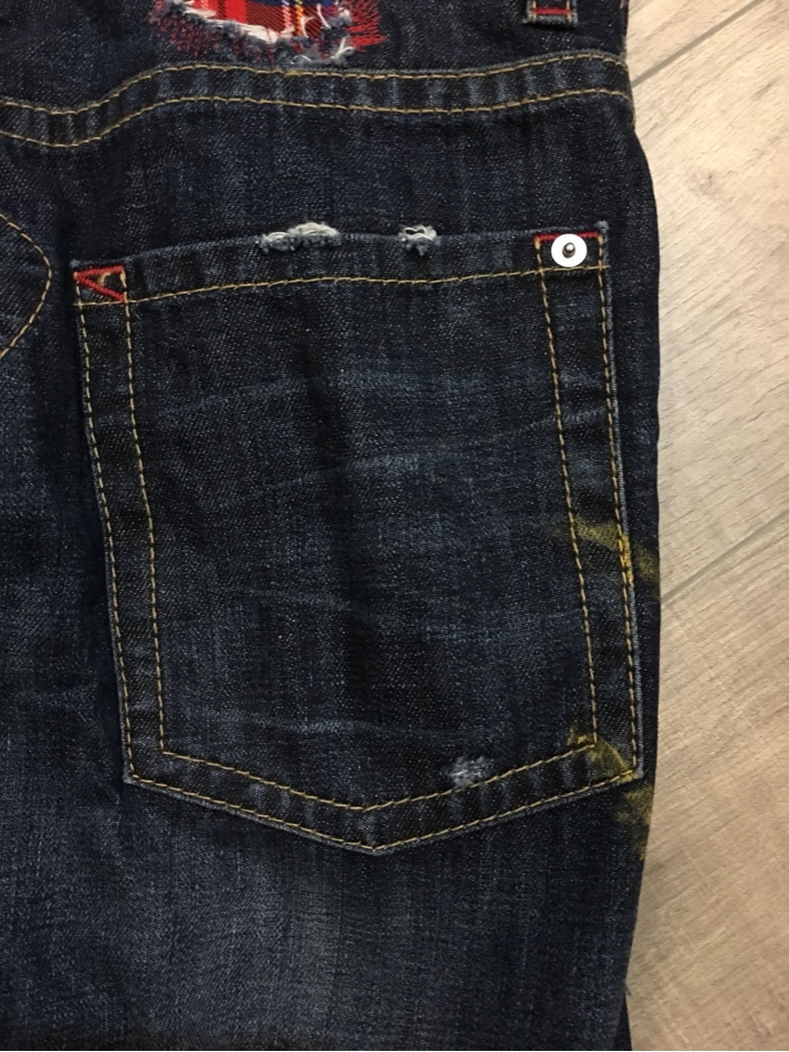 「黑五開箱第三彈」Dsquared2 類tidy biker牛仔褲&螢光綠拖鞋
