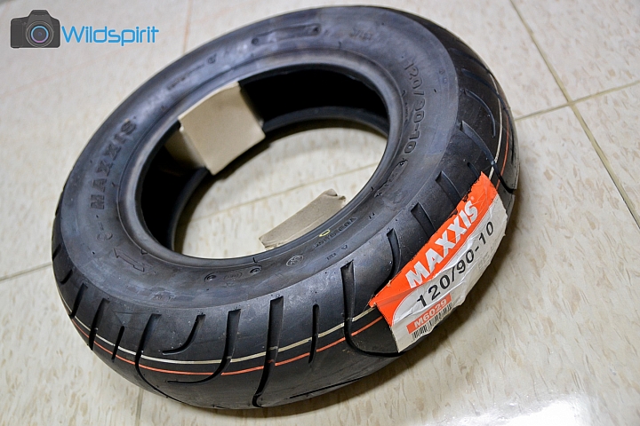 不想改12" 那換胎吧【MAXXIS M6029 120/90-10】