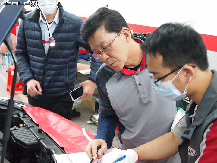 2017韓國KIA原廠資深技師來台做車輛健康檢查活動記錄