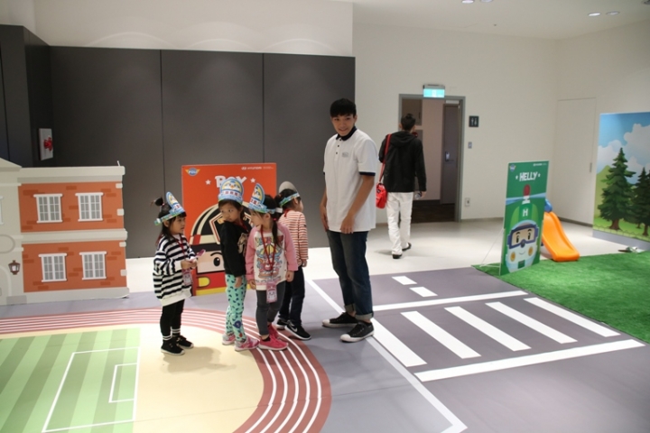 大人小孩都兼顧的Hyundai 波力交通安全小城市活動(建議以後可以多多舉辦!)