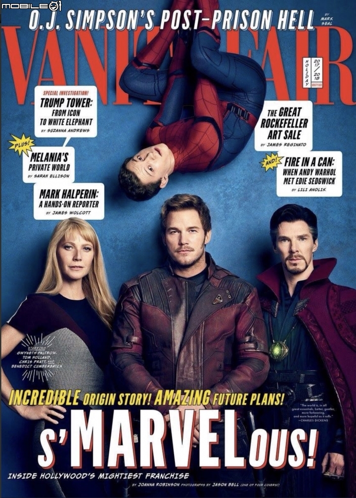 【影新訊】浮華世界 Vanity Fair 刊出《復仇者聯盟：無限之戰》四款雜誌封面與電影宣傳照