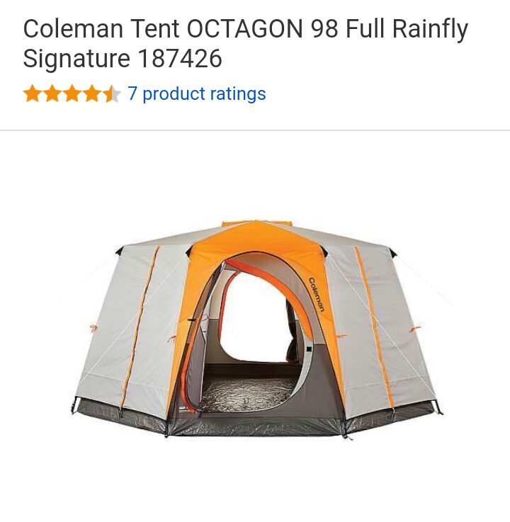 有人使用過Coleman Octagon 98 with full fly帳篷嗎？？