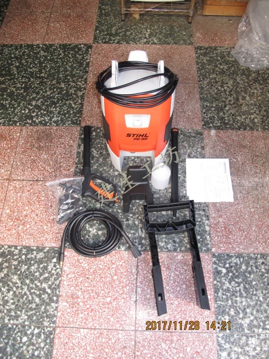 建生工坊 - 高雄 開箱文 - 德國 STIHL 斯蒂爾 RE 98 - 高壓清洗機 高壓洗車機 - 低噪音 無刷式 馬達