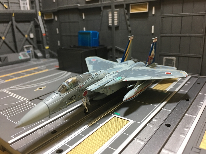 Tomytec 1/144 F-15+壽屋格納庫