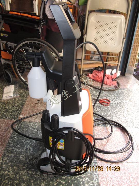 建生工坊 - 高雄 開箱文 - 德國 STIHL 斯蒂爾 RE 98 - 高壓清洗機 高壓洗車機 - 低噪音 無刷式 馬達