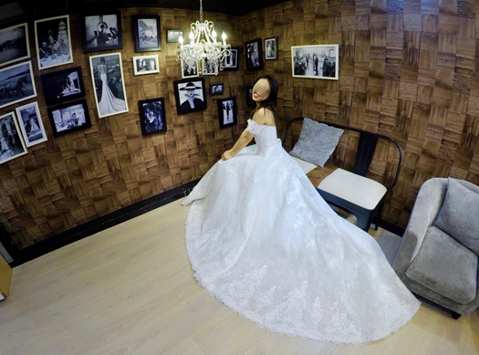 試婚紗到底多會讓人失去理智!!