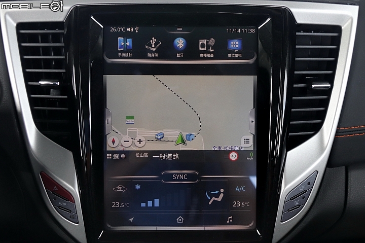 10.4吋大螢幕進駐！ Mitsubishi Grand Lancer試駕報導
