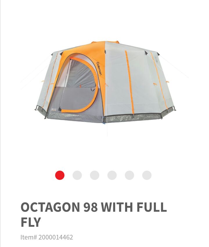有人使用過Coleman Octagon 98 with full fly帳篷嗎？？