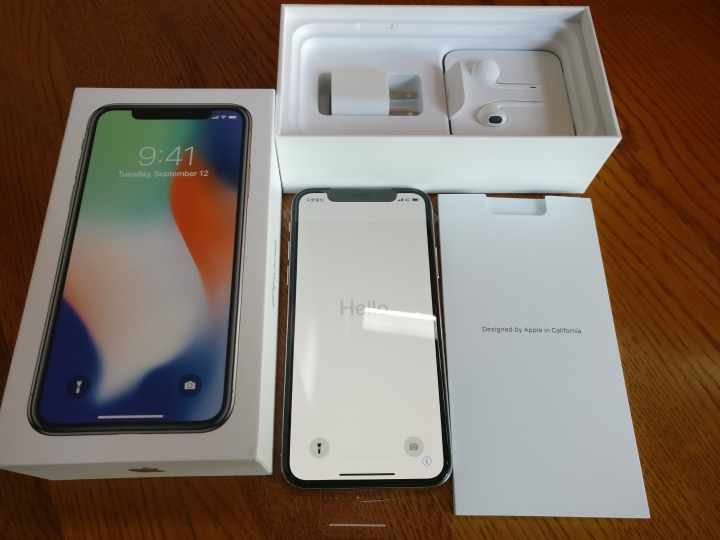 蘋果X 銀白簡易開箱