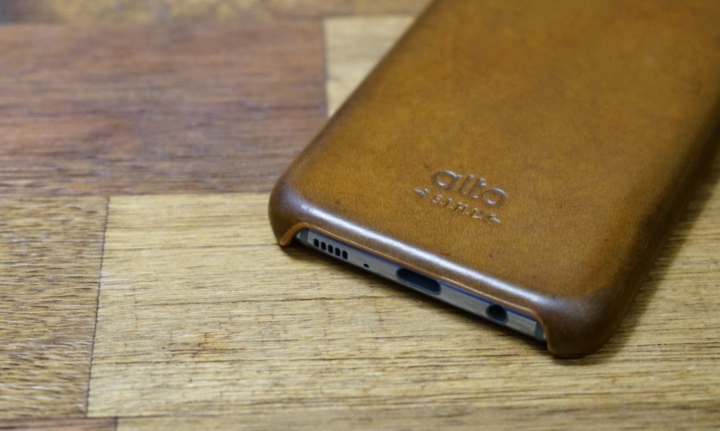 [開箱]  alto 義大利 Galaxy S8 皮革保護殼 Original 焦糖棕 新增使用後照片