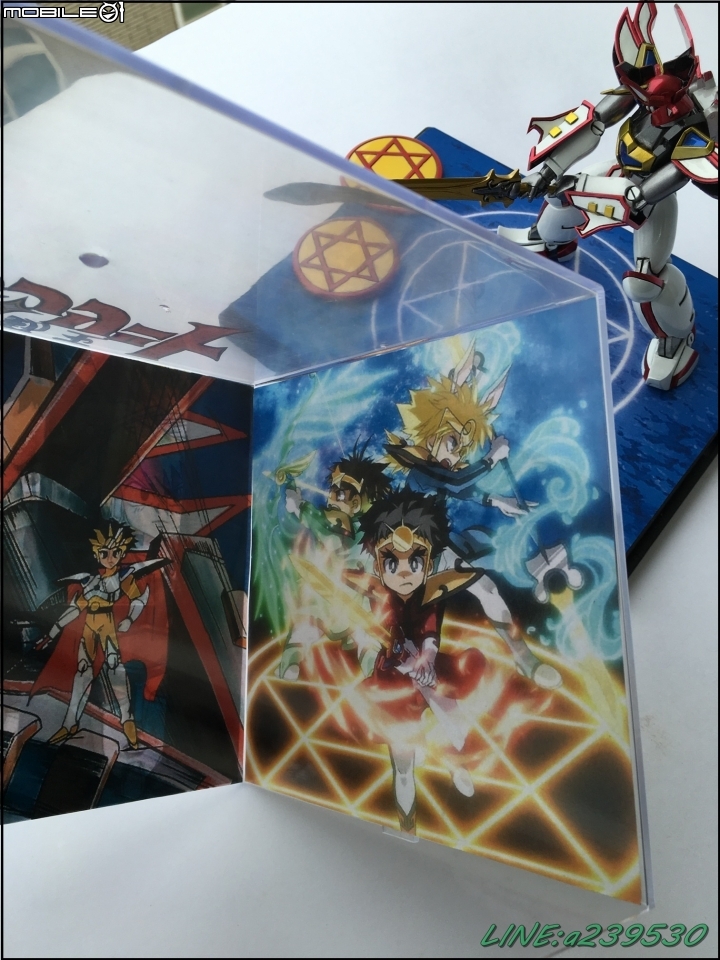 (GK分享-圖多) 魔動王 グランゾート 超級火王 大地 魔動槍 金屬色塗裝 超級光能使者