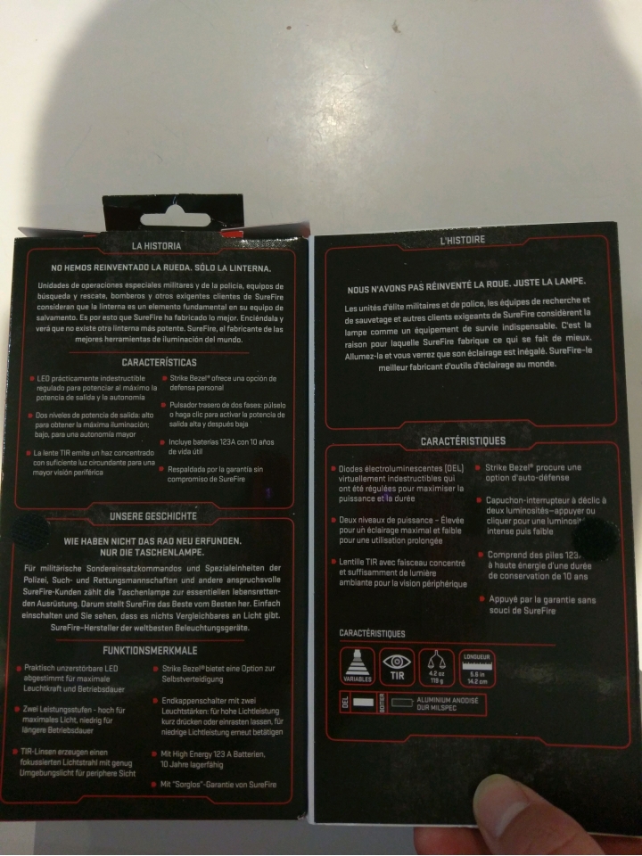 新玩具開箱Surefire E2D LED Defender Ultra