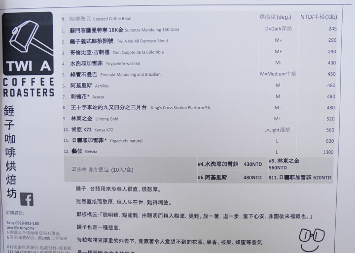 【新北淡水 | 咖啡廳】假日限定的別墅咖啡廳➣錘子咖啡Twi A Coffee Roasters