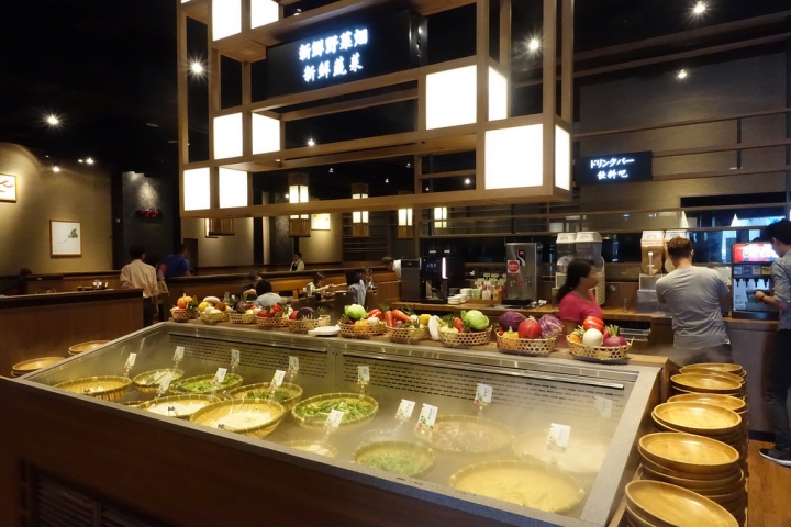 【食記】高雄大魯閣草衙道。涮乃葉日式涮涮鍋吃到飽~多種蔬菜好健康