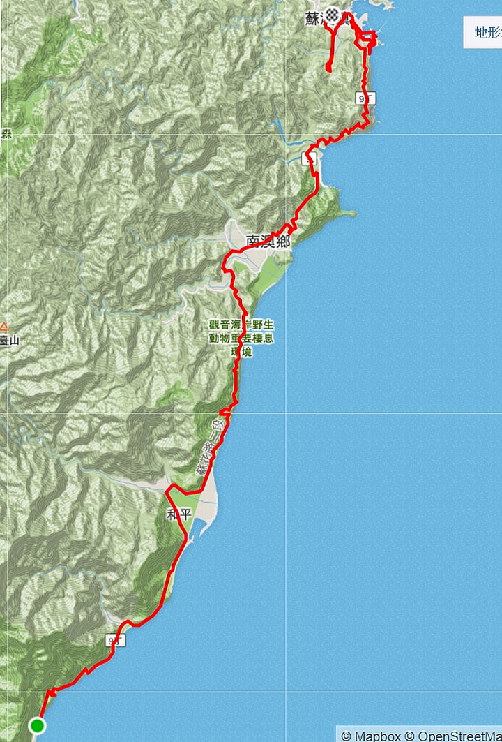 2016 單車環島日誌 Day-1 2016/12/18 花蓮-蘇澳