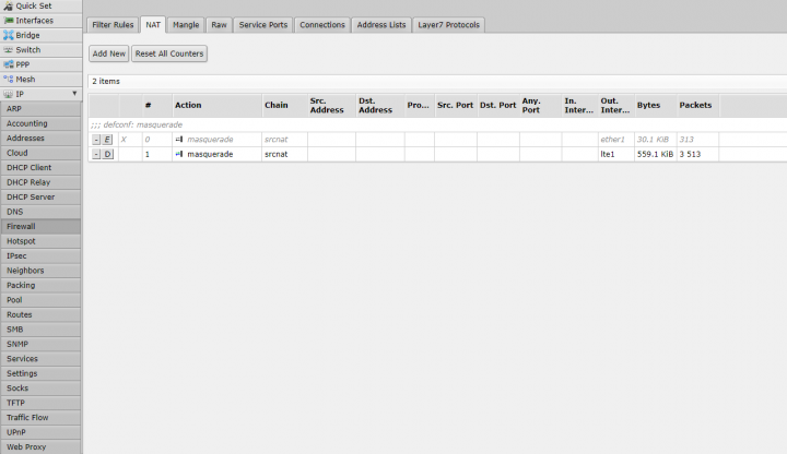 台星188 + MikroTik RB750Gr3 hEX + Huawei E8372h-153 + Netgear R7500