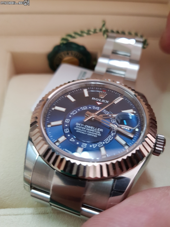 Rolex 勞力士326934 天行者藍色面開箱圖分享
