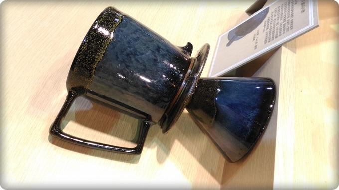 南港世貿客家展裡的手沖咖啡器材