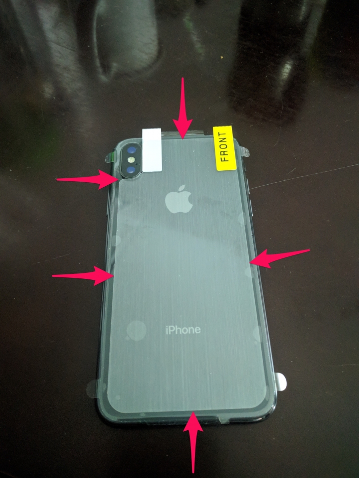 犀牛盾 iPhone X的背面保護貼