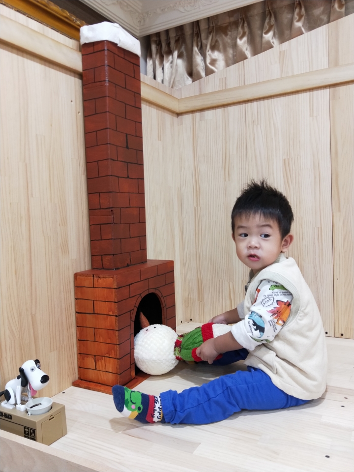 小朋友要求的聖誕節煙囪製作