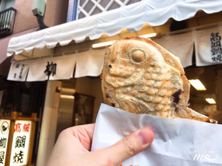 日本在地美食 人形町 百年歷史的天然高級鯛魚燒 Mobile01